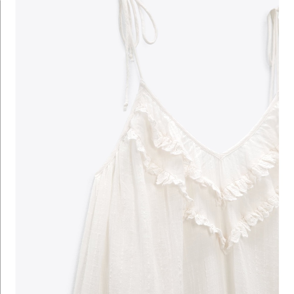 Zara Mini Dress with Ruffles - Picture 4 of 5